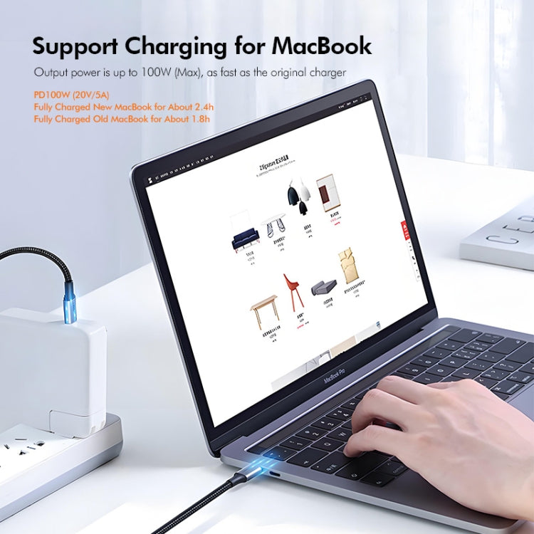 ENKAY PD100W 5A USB-C / Type-C to Type-C Fast Charging Cable with E-Marker, Length:2m by ENKAY