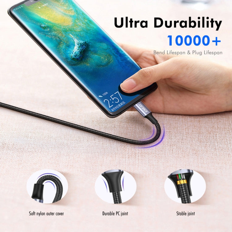 ENKAY PD100W 5A USB-C / Type-C to Type-C Elbow Fast Charging Cable with E-Marker, Length:1m by ENKAY