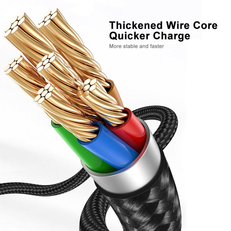 ENKAY PD 20W 3A USB-C / Type-C to 8 Pin Fast Charging Nylon Braided Data Cable, Length:1m(Green) by ENKAY