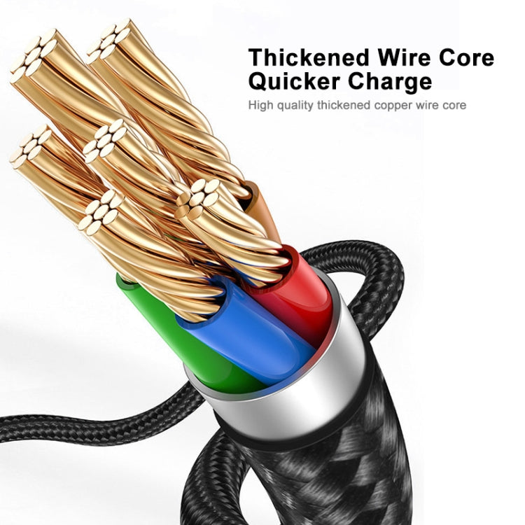 ENKAY PD 20W 3A USB-C / Type-C to 8 Pin Elbow Fast Charging Nylon Braided Data Cable, Length:1m(Green) by ENKAY