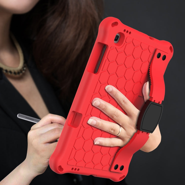 For Lenovo X306 / X606 / K10 Honeycomb EVA + PC Shockproof Tablet Case with Strap(Red+Black) - Lenovo by buy2fix | Online Shopping UK | buy2fix