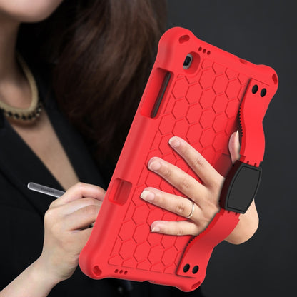 For Lenovo X306 / X606 / K10 Honeycomb EVA + PC Shockproof Tablet Case with Strap(Red+Black) - Lenovo by buy2fix | Online Shopping UK | buy2fix