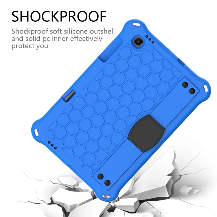 For Lenovo X306 / X606 / K10 Honeycomb EVA + PC Shockproof Tablet Case with Strap(Blue+Black) - Lenovo by buy2fix | Online Shopping UK | buy2fix