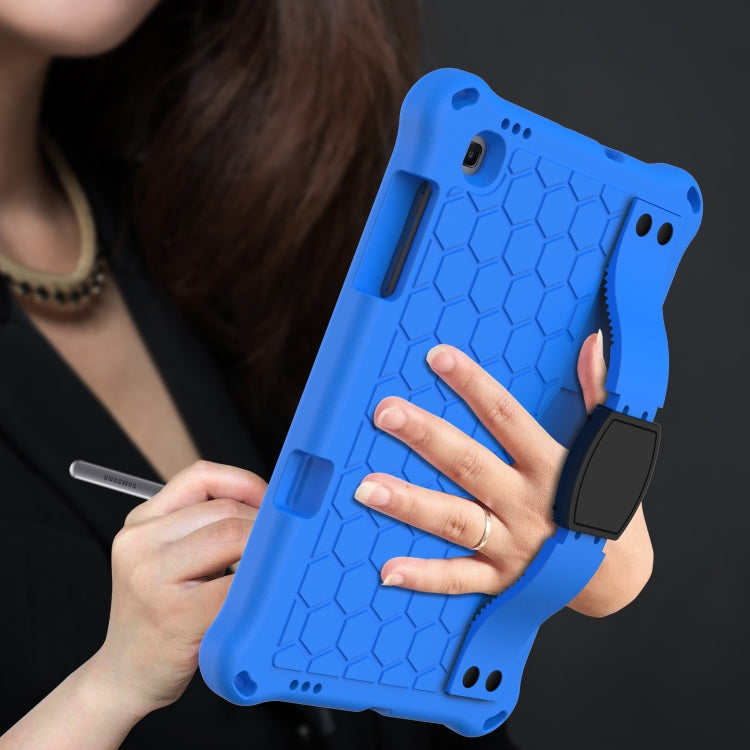 For Lenovo X306 / X606 / K10 Honeycomb EVA + PC Shockproof Tablet Case with Strap(Blue+Black) - Lenovo by buy2fix | Online Shopping UK | buy2fix