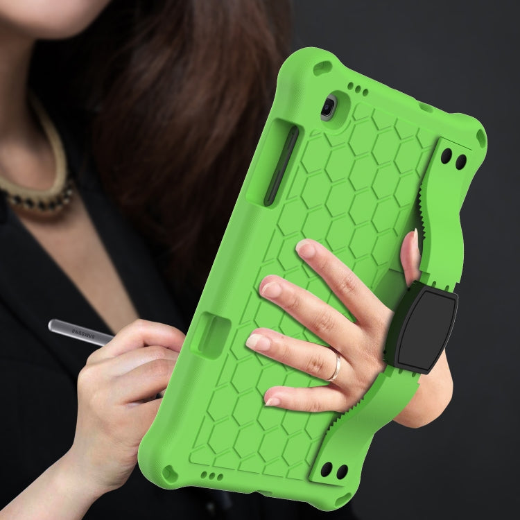 For Lenovo X306 / X606 / K10 Honeycomb EVA + PC Shockproof Tablet Case with Strap(Green+Black) - Lenovo by buy2fix | Online Shopping UK | buy2fix