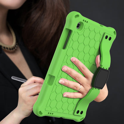 For Lenovo X306 / X606 / K10 Honeycomb EVA + PC Shockproof Tablet Case with Strap(Green+Black) - Lenovo by buy2fix | Online Shopping UK | buy2fix