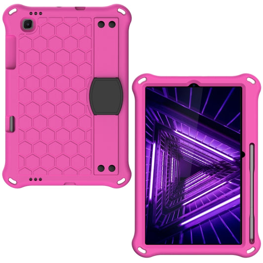 For Lenovo X306 / X606 / K10 Honeycomb EVA + PC Shockproof Tablet Case with Strap(Rose Red+Black) - Lenovo by buy2fix | Online Shopping UK | buy2fix