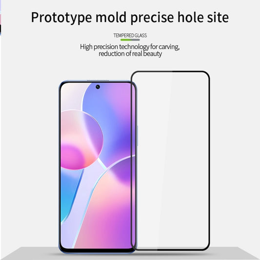 For Honor X30i PINWUYO 9H 2.5D Full Screen Tempered Glass Film(Black) - Honor Tempered Glass by PINWUYO | Online Shopping UK | buy2fix