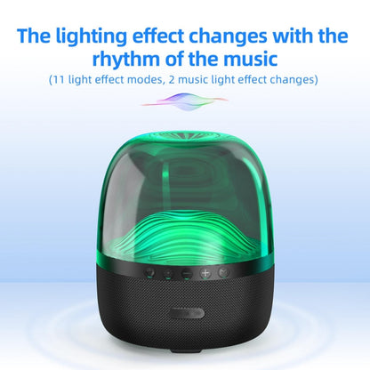 NBY 6680 Colorful Light 6D Stereo Wireless Bluetooth Speaker(White) - Desktop Speaker by NBY | Online Shopping UK | buy2fix