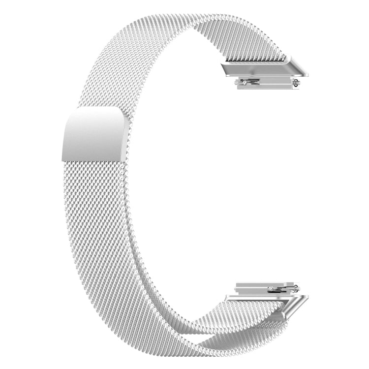 For Huawei Band 7 Milan Magnetic Watch Band(Silver) by buy2fix