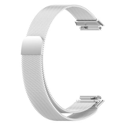 For Huawei Band 7 Milan Magnetic Watch Band(Silver) by buy2fix