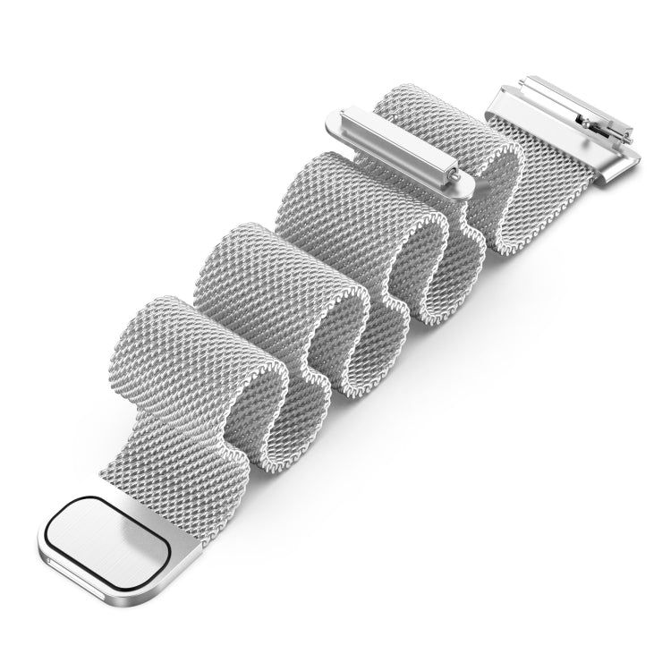 For Huawei Band 7 Milan Magnetic Watch Band(Silver) by buy2fix
