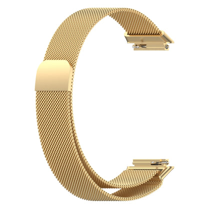 For Huawei Band 7 Milan Magnetic Watch Band(Gold) by buy2fix
