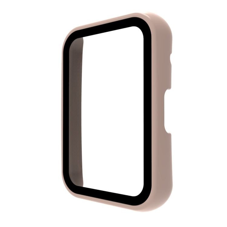 For Huawei Watch Fit New PC+Toughened Film Fully Enclosed Protective Watch Case(Pink) by buy2fix