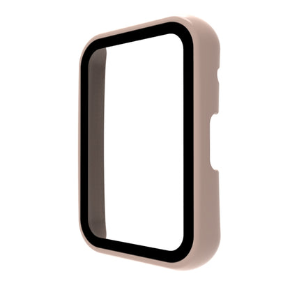 For Huawei Watch Fit New PC+Toughened Film Fully Enclosed Protective Watch Case(Pink) by buy2fix