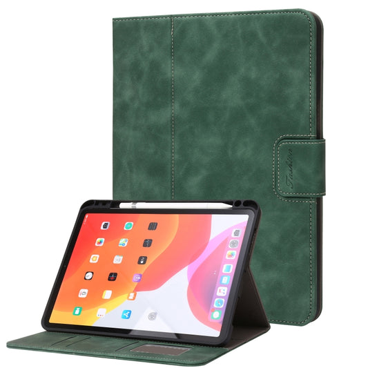 Calf Texture Horizontal Flip Leather Tablet Case For iPad Air 2022 / 2020 10.9(Blue) - iPad Air (2022) / (2020) 10.9 Cases by buy2fix | Online Shopping UK | buy2fix