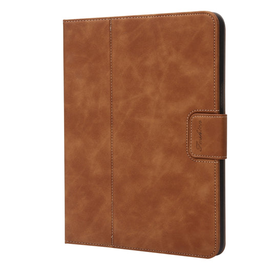For iPad Pro 11 2022 / 2021 / 2020 / 2018 Calf Texture Horizontal Flip Leather Tablet Case(Brown) - iPad Pro 11 (2022/2021) Cases by buy2fix | Online Shopping UK | buy2fix