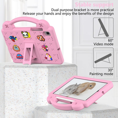 For Samsung Galaxy Tab A7 10.4 2020 T500/T505 Handle Kickstand Children EVA Shockproof Tablet Case(Pink) - Other Galaxy Tab PC by buy2fix | Online Shopping UK | buy2fix
