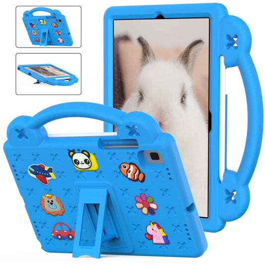 For Samsung Galaxy Tab A7 10.4 2020 T500/T505 Handle Kickstand Children EVA Shockproof Tablet Case(Sky Blue) - Other Galaxy Tab PC by buy2fix | Online Shopping UK | buy2fix