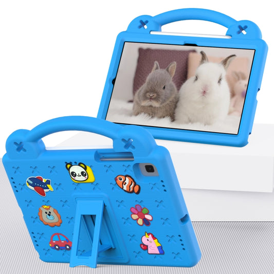 For Samsung Galaxy Tab A7 10.4 2020 T500/T505 Handle Kickstand Children EVA Shockproof Tablet Case(Sky Blue) - Other Galaxy Tab PC by buy2fix | Online Shopping UK | buy2fix