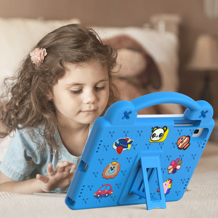 For Samsung Galaxy Tab A7 10.4 2020 T500/T505 Handle Kickstand Children EVA Shockproof Tablet Case(Sky Blue) - Other Galaxy Tab PC by buy2fix | Online Shopping UK | buy2fix