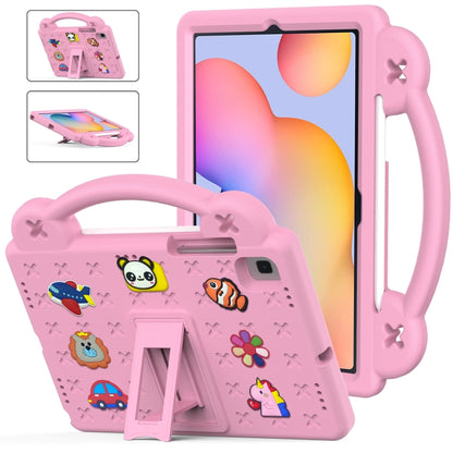 For Samsung Galaxy Tab S6 Lite 10.4 2020/2022 Handle Kickstand Children EVA Shockproof Tablet Case(Pink) - Tab S6 Lite P610 / P615 by buy2fix | Online Shopping UK | buy2fix