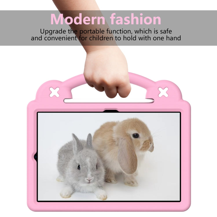 For Samsung Galaxy Tab S6 Lite 10.4 2020/2022 Handle Kickstand Children EVA Shockproof Tablet Case(Pink) - Tab S6 Lite P610 / P615 by buy2fix | Online Shopping UK | buy2fix