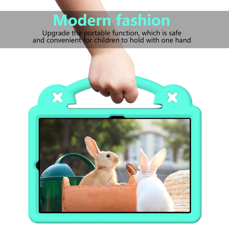 For Samsung Galaxy Tab S6 Lite 10.4 2020/2022 Handle Kickstand Children EVA Shockproof Tablet Case(Mint Green) - Tab S6 Lite P610 / P615 by buy2fix | Online Shopping UK | buy2fix