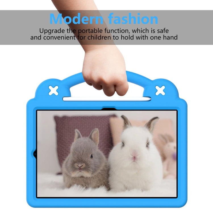 For Samsung Galaxy Tab S6 Lite 10.4 2020/2022 Handle Kickstand Children EVA Shockproof Tablet Case(Sky Blue) - Tab S6 Lite P610 / P615 by buy2fix | Online Shopping UK | buy2fix