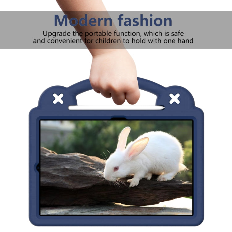 For Samsung Galaxy Tab S6 Lite 10.4 2020/2022 Handle Kickstand Children EVA Shockproof Tablet Case(Navy Blue) - Tab S6 Lite P610 / P615 by buy2fix | Online Shopping UK | buy2fix
