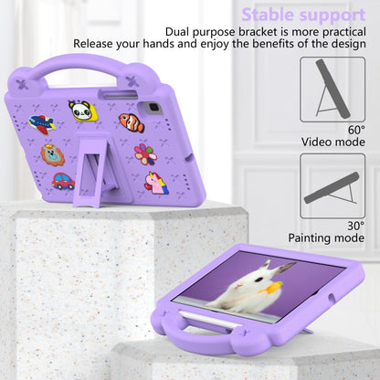 For Samsung Galaxy Tab S6 10.5 2019 T860/T865 Handle Kickstand Children EVA Shockproof Tablet Case(Light Purple) - Tab S6 10.5 T860 / T865 by buy2fix | Online Shopping UK | buy2fix