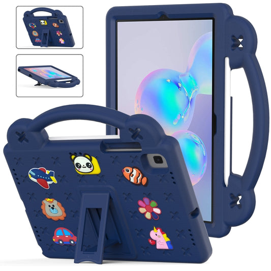 For Samsung Galaxy Tab S6 10.5 2019 T860/T865 Handle Kickstand Children EVA Shockproof Tablet Case(Navy Blue) - Tab S6 10.5 T860 / T865 by buy2fix | Online Shopping UK | buy2fix