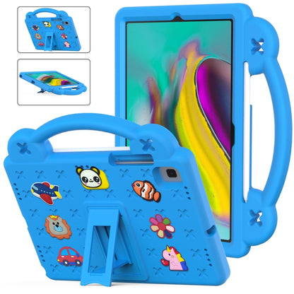 For Samsung Galaxy Tab S5e 10.5 2019 T720/T725 Handle Kickstand Children EVA Shockproof Tablet Case(Sky Blue) - Other Galaxy Tab PC by buy2fix | Online Shopping UK | buy2fix
