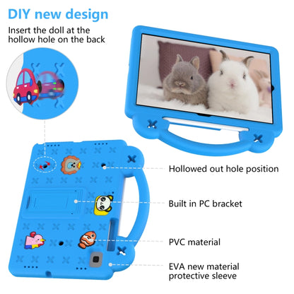 For Samsung Galaxy Tab S5e 10.5 2019 T720/T725 Handle Kickstand Children EVA Shockproof Tablet Case(Sky Blue) - Other Galaxy Tab PC by buy2fix | Online Shopping UK | buy2fix