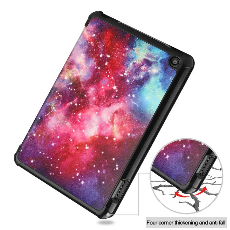 For Amazon Fire 7 12th 2022 JSM Smart Leather Tablet Case(Galaxy) - Amazon by jumper | Online Shopping UK | buy2fix