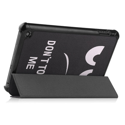 For Amazon Fire 7 12th 2022 JSM Smart Leather Tablet Case(Big Eye) - Amazon by jumper | Online Shopping UK | buy2fix