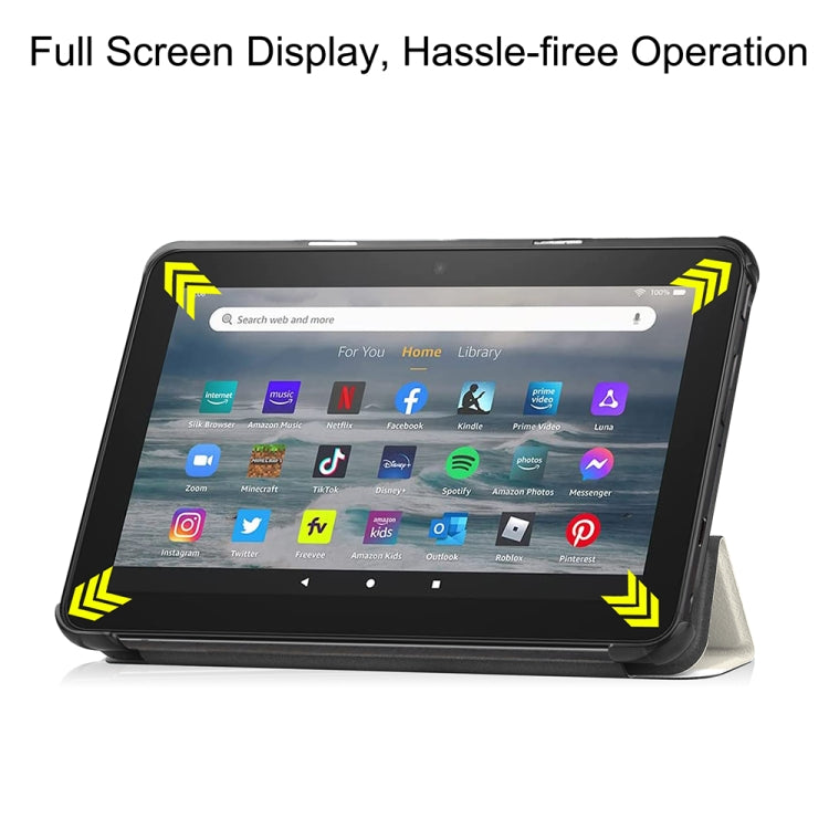 Amazon Fire 7 12th 2022 JSM Smart Leather Tablet Case(Lazy Cat) - Amazon by jumper | Online Shopping UK | buy2fix
