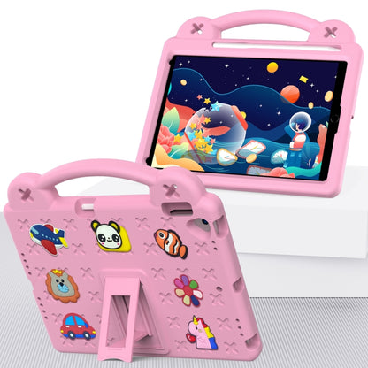 For iPad 10.2 2021 / 2020 / 2019 Handle Kickstand Children EVA Shockproof Tablet Case(Pink) - iPad 10.2 Cases by buy2fix | Online Shopping UK | buy2fix