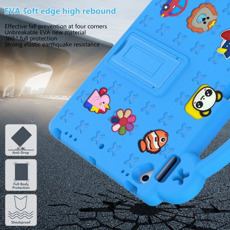 For iPad 10.2 2021 / 2020 / 2019 Handle Kickstand Children EVA Shockproof Tablet Case(Sky Blue) - iPad 10.2 Cases by buy2fix | Online Shopping UK | buy2fix