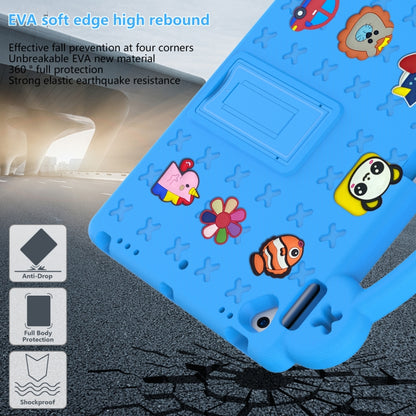 For iPad 10.2 2021 / 2020 / 2019 Handle Kickstand Children EVA Shockproof Tablet Case(Sky Blue) - iPad 10.2 Cases by buy2fix | Online Shopping UK | buy2fix