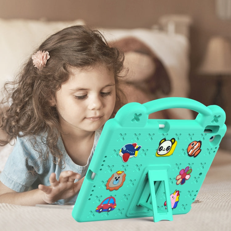Handle Kickstand Children EVA Shockproof Tablet Case For iPad Air 2019 10.5 / Pro 10.5 2017(Mint Green) - iPad Air (2019) Cases by buy2fix | Online Shopping UK | buy2fix