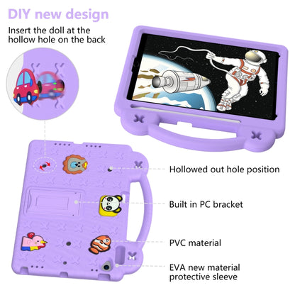 Handle Kickstand Children EVA Shockproof Tablet Case For iPad Air 2019 10.5 / Pro 10.5 2017(Light Purple) - iPad Air (2019) Cases by buy2fix | Online Shopping UK | buy2fix