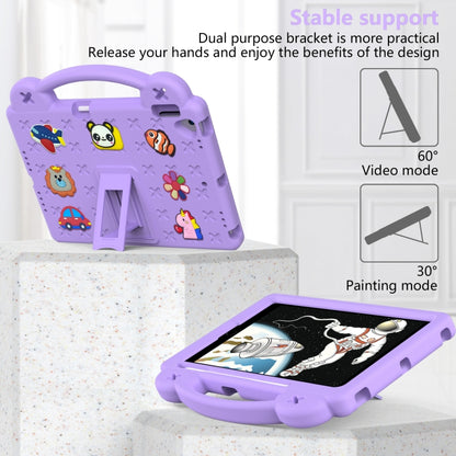 Handle Kickstand Children EVA Shockproof Tablet Case For iPad Air 2019 10.5 / Pro 10.5 2017(Light Purple) - iPad Air (2019) Cases by buy2fix | Online Shopping UK | buy2fix