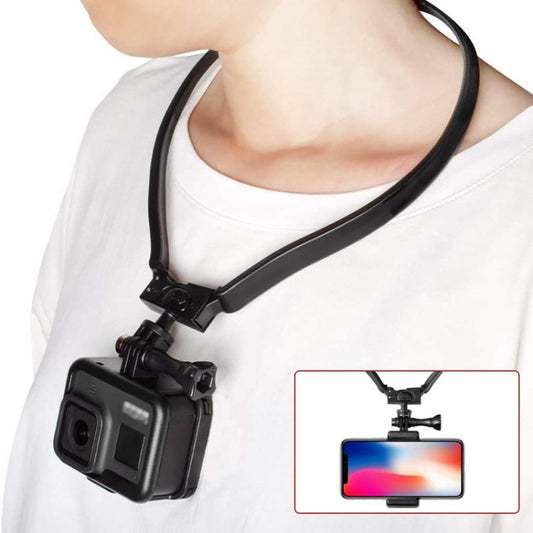 POV / VLOG Smartphone Selfie Neck Holder Mount - Stand by buy2fix | Online Shopping UK | buy2fix
