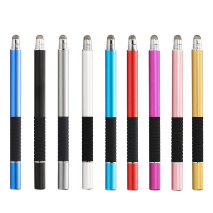 AT-31 Conductive Cloth Head + Precision Sucker Capacitive Pen Head 2-in-1 Handwriting Stylus with 2 Pen Head(Dark Blue) - Stylus Pen by buy2fix | Online Shopping UK | buy2fix