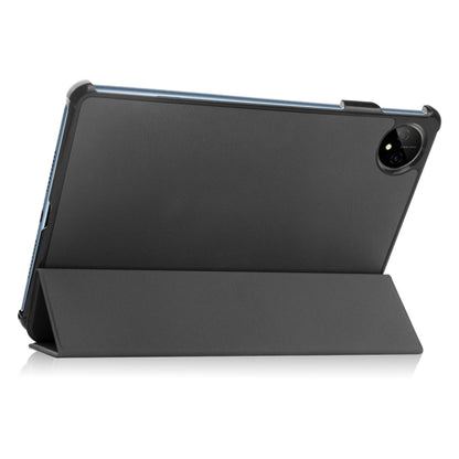 For Huawei MatePad Pro 11 2022 ENKAY Plastic Back Cover Smart Leather Stand Case(Dark Blue) - Huawei by ENKAY | Online Shopping UK | buy2fix