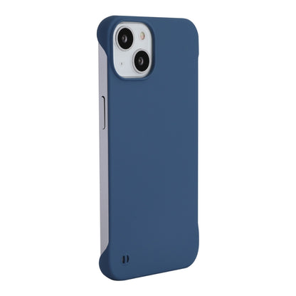 For iPhone 14 ENKAY Matte Frameless PC Phone Case(Dark Blue) by ENKAY