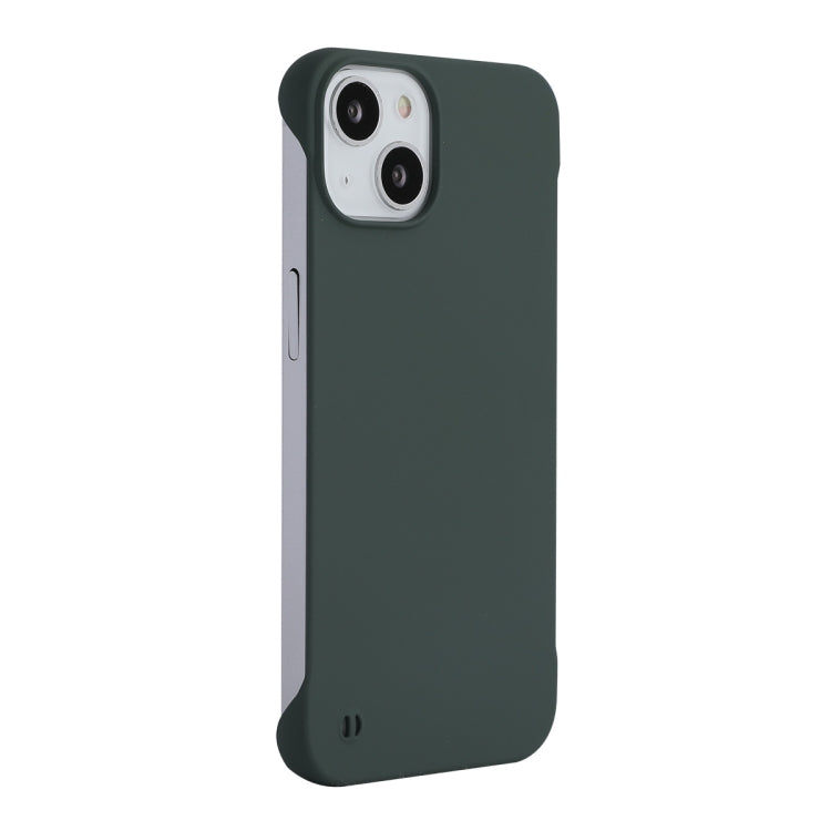 For iPhone 14 ENKAY Matte Frameless PC Phone Case(Dark Green) by ENKAY