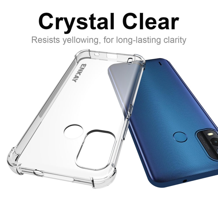 For Nokia G11 Plus ENKAY Clear TPU Shockproof Phone Case by ENKAY