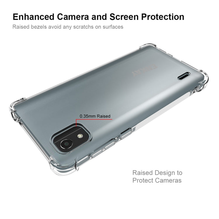 For Nokia C2 2nd Edition ENKAY Clear TPU Shockproof Phone Case by ENKAY